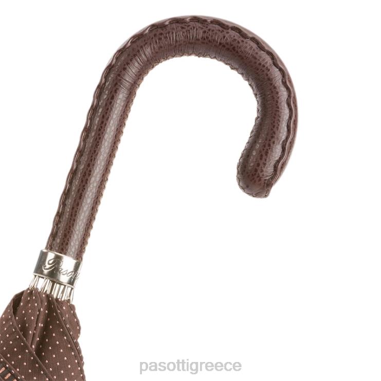 ομπρέλα | PASOTTI 478 pto cn11 n36 - ομπρέλα με καφέ δερμάτινο χερούλι 2N6B8144 άνδρες